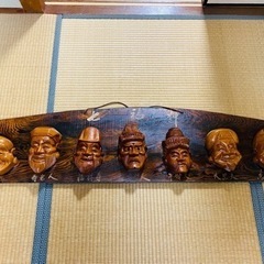 【無料】七福神の飾り付け(木製)無料で差し上げます【縁起物】