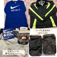 テニス男子使用済み各種試合ウェア+練習着セット販売の画像