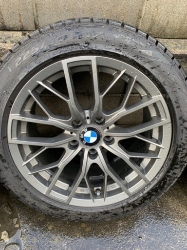 【値下げしました】【スタッドレスタイヤ 溝有り　】BMWにどうぞ　タイヤ/ホイール 4本セット