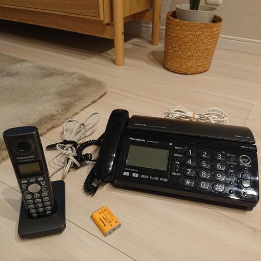 【決まりました】Panasonic KX-PW320-K 電話機 子機 FAX