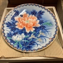 古食器　　　骨董品 古伊万里】江戸期 染錦 小皿 色絵 骨董品 希少16cm なます皿 和食器 2
