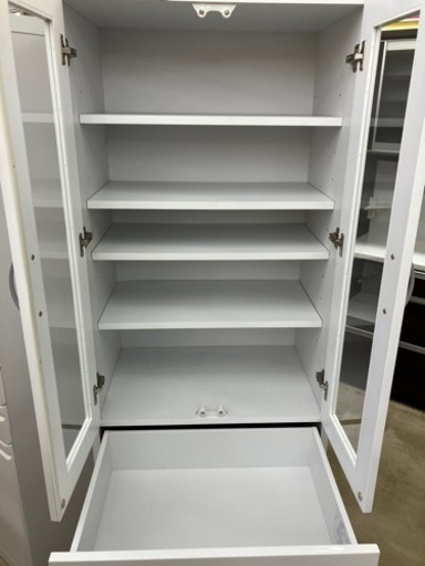 ㈱大満?収納量抜群?スリムカップボード　2733