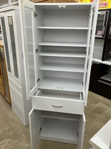 ㈱大満?収納量抜群?スリムカップボード　2733