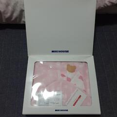 MIKI HOUSE(ミキハウス)バスポンチョ&ハンカチセット【BOX付き】の画像