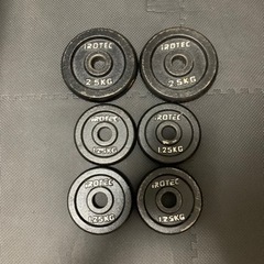 アイロテック　1.25kg 2.5kg バーベルプレート　ダンベ...