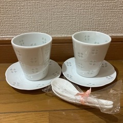 中国コップ　花びら