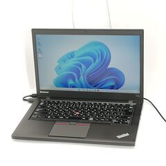 14インチ ノートパソコン Lenovo T450s 中古美品 第5世代 Core i5 8GB 高速SSD 無線 Wi-Fi Bluetooth Webカメラ Windows11 Office