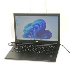 13.3型 軽量 薄型 ノートパソコン NEC PC-VK22TGSFN 中古良品 第5世代 Core i5 4GB 高速SSD 無線 Bluetooth Windows11 Office