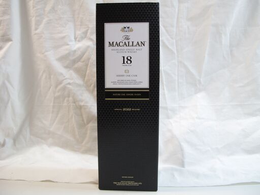 マッカラン18年　箱入り未開封品
