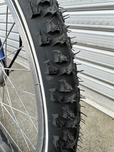 ☆前後タイヤ新古タイヤ☆ 22型ジュニアMTB　防犯登録料込‼︎ 《No.287》
