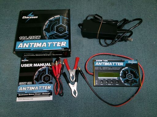 Charsoon ANTIMATTER 250W 10A＋電池 ホルダーミニ四駆 Charsoon ANTIMATTER 250W 10A＋電池 ホルダーミニ四駆 アンチ