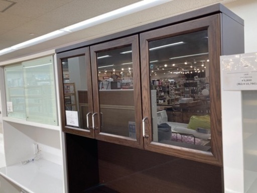 【トレファク名古屋徳重】3枚扉レンジボード（ブラウン）のご紹介！