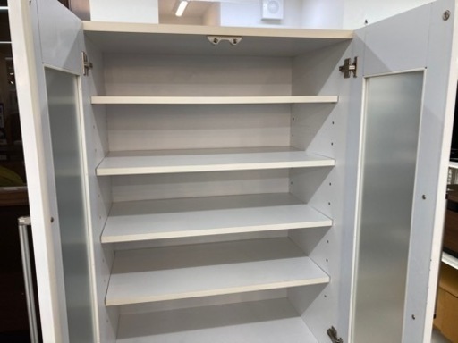 【トレファク名古屋徳重】ホワイトカラーのハイタイプ食器棚のご紹介！