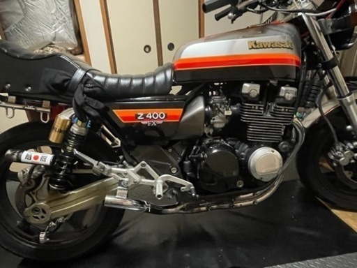 ゼファー400 パステルロード製　スネーク管　初期　当時物