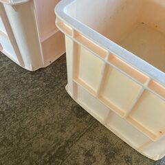 ☆無料☆小さい水槽　水桶　水溜☆畑の水溜　メダカ　金魚　水槽☆４個セット☆の画像