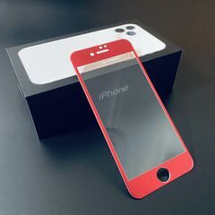 【新品未使用】アイフォン 強化ガラス 液晶ガラス 日本製素材旭硝子製 3Dタッチ対応 チタン製 合金 高透過の画像