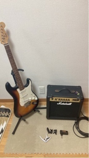 ギター、アンプ、付属品セット