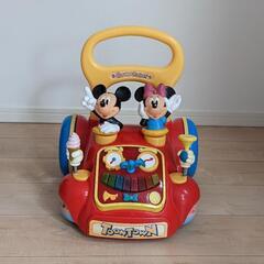 手押し車　ディズニー　ミッキー　ミニー　音が出るタイプ