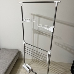 洗濯物干し　伸縮の画像