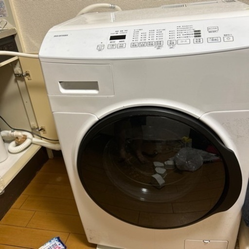 アイリスオーヤマ 洗濯機 ドラム式洗濯機 乾燥機能付き 8kg 温水洗浄機能 乾燥3kg 幅595mm CDK832