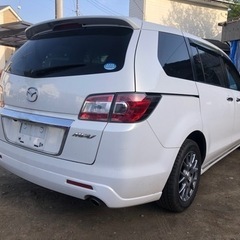 ☆8ナンバー免税車両☆早い者勝ち☆車検2年付☆マツダMPV23S☆ユーティリティパッケージ☆両側パワスラ☆フルセグナビ☆デュアルエアコン☆の画像