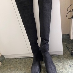 ロングブーツ厚底