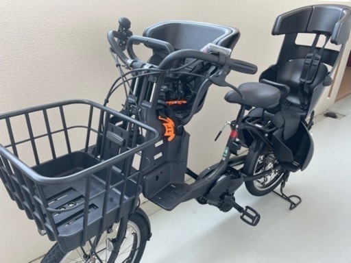 電動自転車　前後チャイルドシート付き　YAMAHA pas babby un
