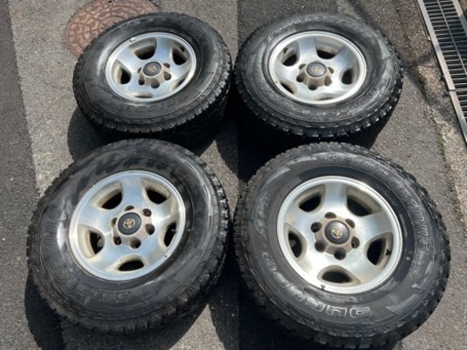 ランクル80純正ホイール　BRIDGESTONE DUELER 275/70R16