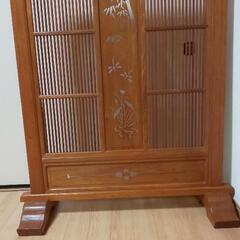 和風 衝立ての画像