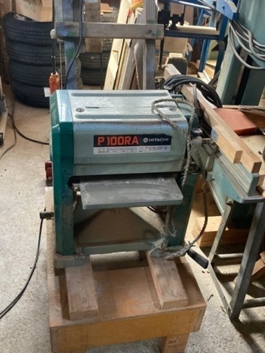 Hitachi P100RA 木工 自動かんな