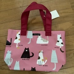 猫柄トートバッグの画像