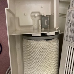 パナソニック　Panasonic 加湿機　加熱気化式　ブライトシルバー　ナノイーの画像