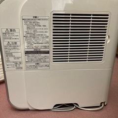 パナソニック　Panasonic 加湿機　加熱気化式　ブライトシルバー　ナノイーの画像