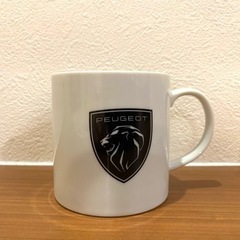 【新品★非売品】プジョー 新ロゴ仕様/マグカップ