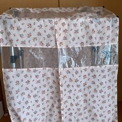 二段ハンガーラックの画像