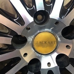 中古　20インチホイール　ブラックアート　114.3 5穴の画像