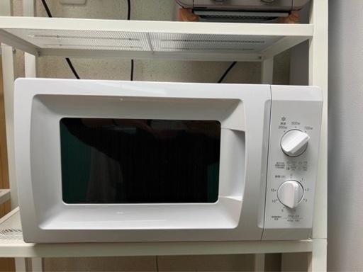 電子レンジ　ホワイト　予定者決まりました