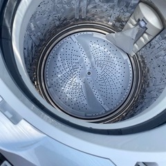 SHARP ES-TX8D iNVERTER 8,0Kg。 SHARP 洗濯乾燥機 ES-TX8D-W 2020年製 8㎏○AA03W034