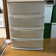 【お譲りします】衣類収納 4段 【中古 使用感あり】