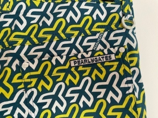 //美品//パーリーゲイツPEARLY GATESサイズ0飛行機柄ショートパンツ