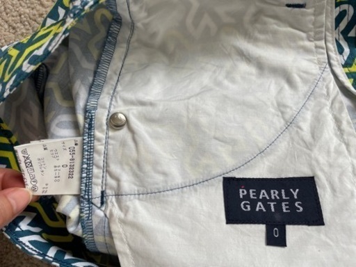 //美品//パーリーゲイツPEARLY GATESサイズ0飛行機柄ショートパンツ