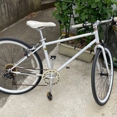 クロスバイク 白 4/16(日)まで出品