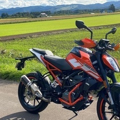 KTM DUKE125 2019年　3000キロ　自賠責新規36...