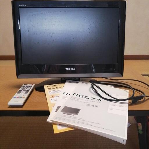 テレビ19型　東芝REGZA