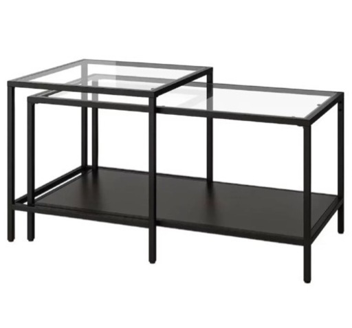 IKEA ヴィットショー　ガラステーブル
