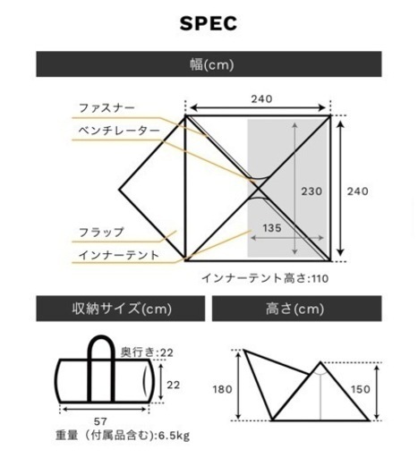 WAQ Alpha T/C 《実物を見たい方は設営します》
