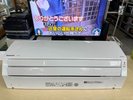 Panasonic　6畳用エアコン　Eolia　 2018年製　　標準取付工事込　リサイクルショップ宮崎屋住吉店　23.4.14　ｙ