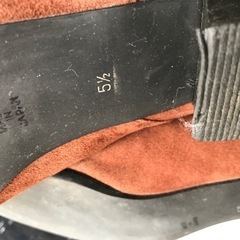 中古スエード　ブーツの画像