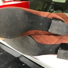 中古スエード　ブーツの画像
