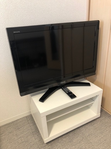 【引取希望】美品 TOSHIBA REGZA 液晶カラーテレビ ハイビジョン 32A950S \u0026 テレビ台